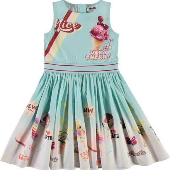 molo ice cream dress Molo girls' carli ice cream shop dress NWT